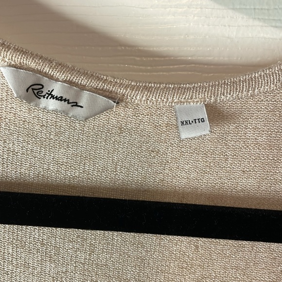 EUC Reitmans knot front draped top size XXL - Picture 2 of 3